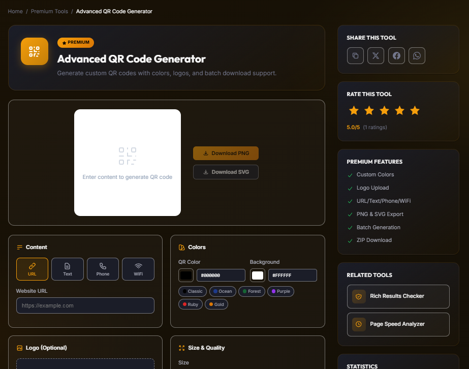 Premium Tool Subscription