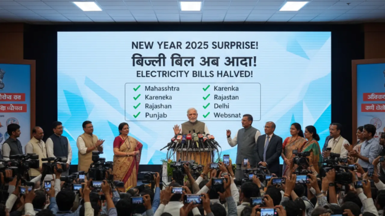 2025 का नया साल, बिजली बिल होगा हाफ! जानें कहाँ लागू होगी बड़ी छूट