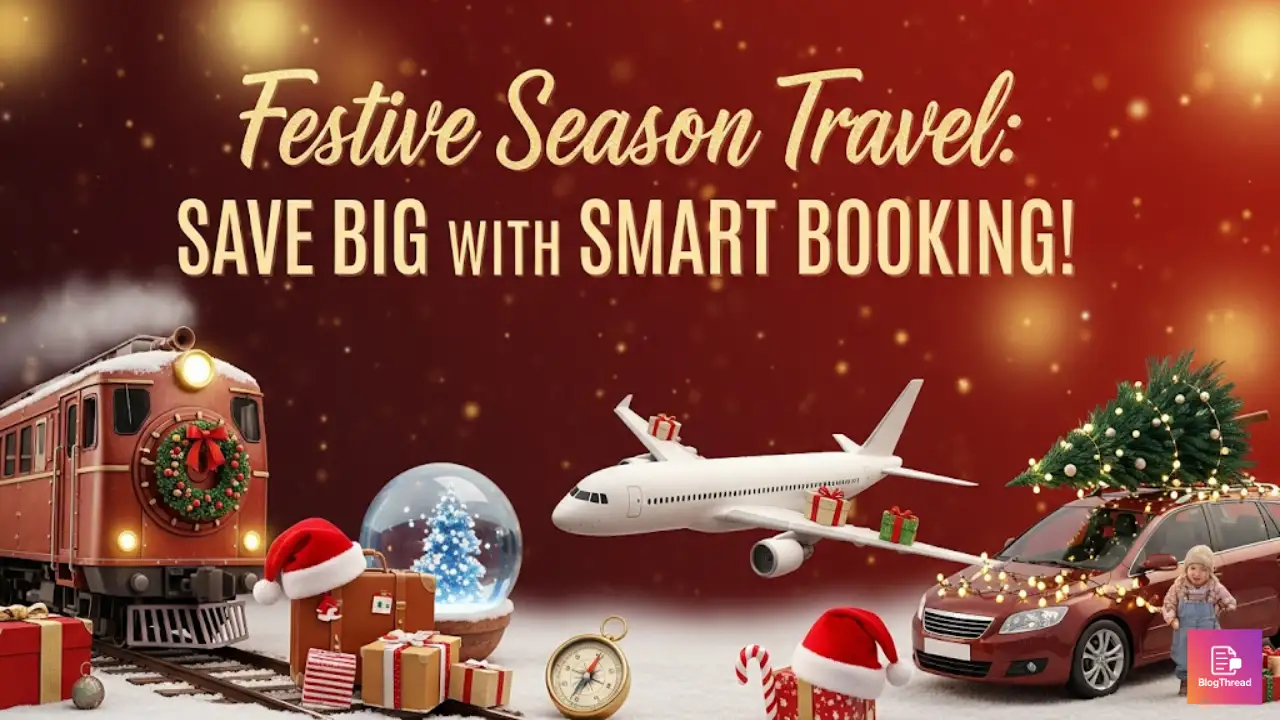 फेस्टिव सीजन ट्रैवल 2025: अभी स्मार्ट बुकिंग करें, 30–40% तक बचत है