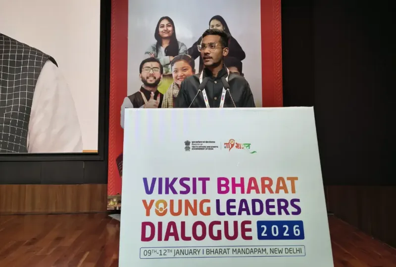 GGV Student Rohan Raj Represents Chhattisgarh at Viksit Bharat Young Leaders Dialogue 2026