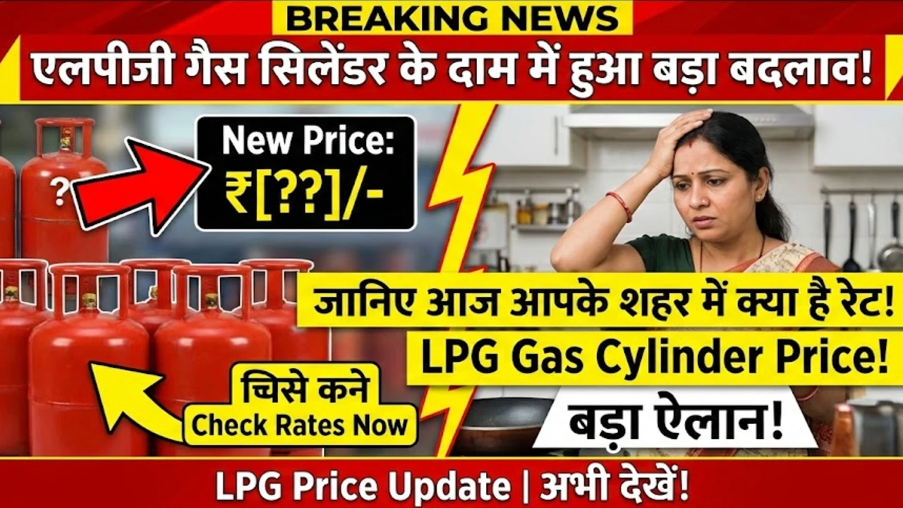 एलपीजी गैस सिलेंडर के दाम में हुआ बड़ा बदलाव, जानिए आज आपके शहर में क्या है रेट – LPG Gas Cylinder Price