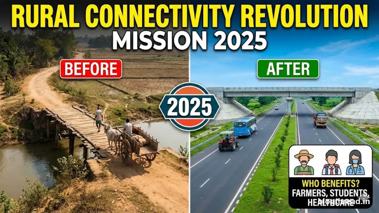 Rural Connectivity Mission 2025: New bridges and all‑weather roads — who gains the most?